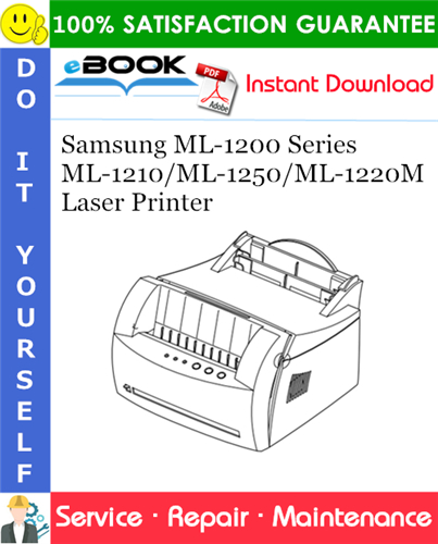 Samsung ML-1200 Series ML-1210/ML-1250/ML-1220M Laser Printer Service Repair Manual