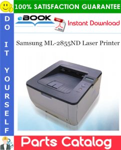 Samsung ML-2855ND Laser Printer Parts Catalog Manual