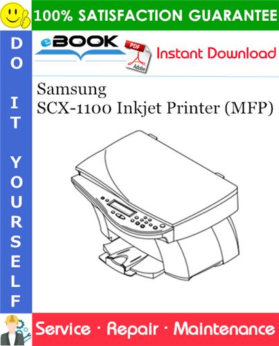 Samsung SCX-1100 Inkjet Printer (MFP) Service Repair Manual