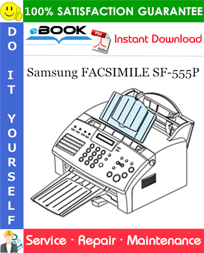 Samsung FACSIMILE SF-555P Service Repair Manual