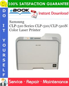Samsung CLP-510 Series CLP-510/CLP-510N Color Laser Printer Service Repair Manual