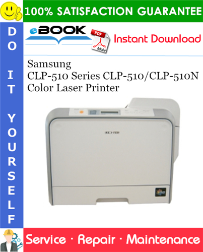 Samsung CLP-510 Series CLP-510/CLP-510N Color Laser Printer Service Repair Manual