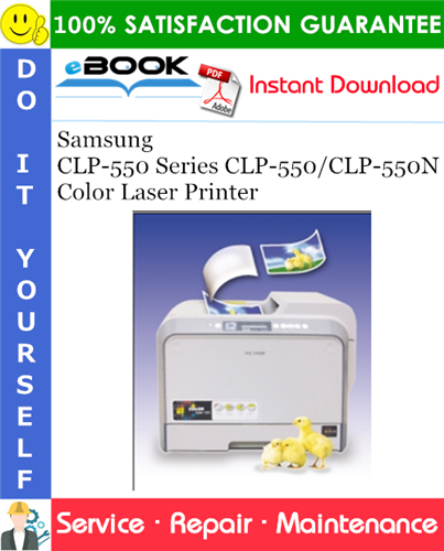 Samsung CLP-550 Series CLP-550/CLP-550N Color Laser Printer Service Repair Manual