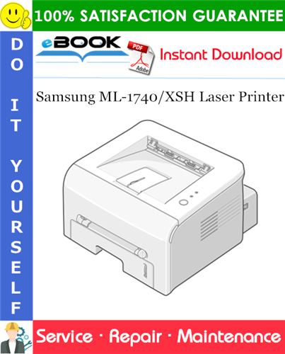 Samsung ML-1740/XSH Laser Printer Service Repair Manual