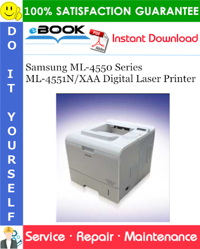Samsung ML-4550 Series ML-4551N/XAA Digital Laser Printer Service Repair Manual
