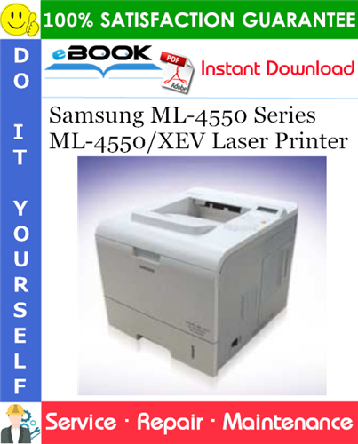 Samsung ML-4550 Series ML-4550/XEV Laser Printer Service Repair Manual