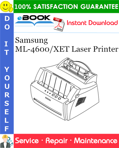 Samsung ML-4600/XET Laser Printer Service Repair Manual