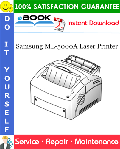 Samsung ML-5000A Laser Printer Service Repair Manual