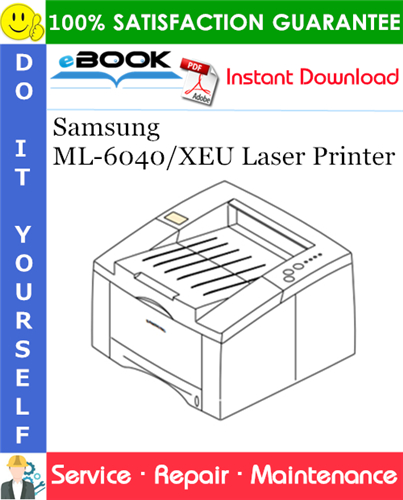 Samsung ML-6040/XEU Laser Printer Service Repair Manual
