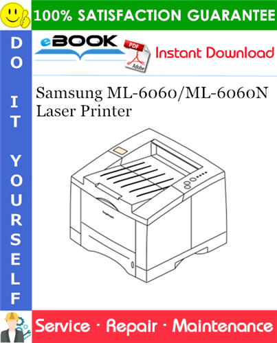 Samsung ML-6060/ML-6060N Laser Printer Service Repair Manual