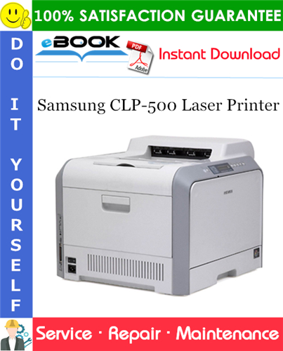 Samsung CLP-500 Laser Printer Service Repair Manual