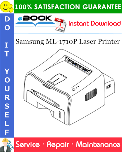 Samsung ML-1710P Laser Printer Service Repair Manual