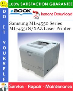 Samsung ML-4550 Series ML-4551N/XAZ Laser Printer Service Repair Manual