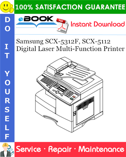 Samsung SCX-5312F, SCX-5112 Digital Laser Multi-Function Printer Service Repair Manual