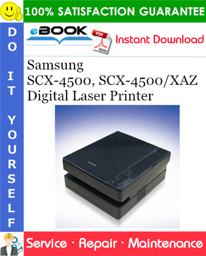 Samsung SCX-4500, SCX-4500/XAZ Digital Laser Printer Service Repair Manual