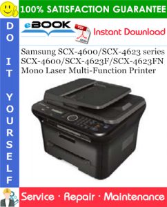 Samsung SCX-4600/SCX-4623 series SCX-4600/SCX-4623F/SCX-4623FN Mono Laser Multi-Function Printer