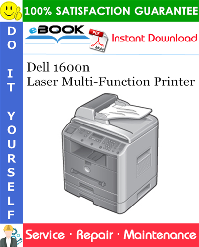 Dell 1600n Laser Multi-Function Printer Service Repair Manual