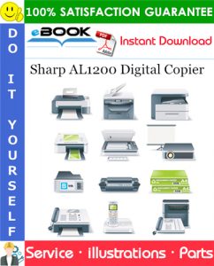 Sharp AL1200 Digital Copier Parts Manual