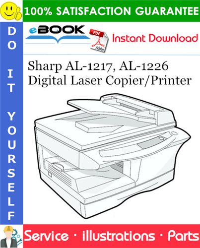 Sharp AL-1217, AL-1226 Digital Laser Copier/Printer Parts Manual