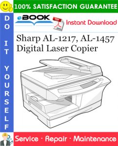 Sharp AL-1217, AL-1457 Digital Laser Copier Service Repair Manual