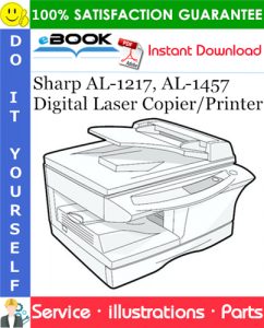 Sharp AL-1217, AL-1457 Digital Laser Copier/Printer Parts Manual