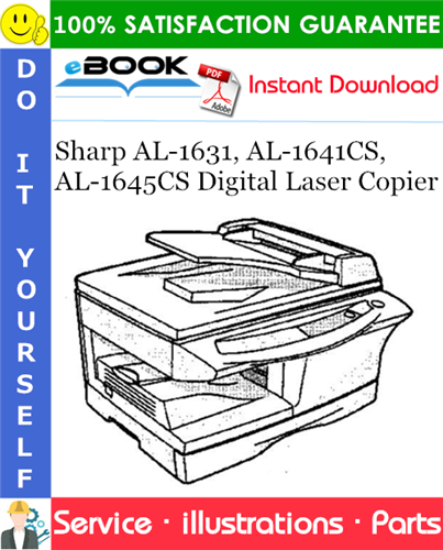 Sharp AL-1631, AL-1641CS, AL-1645CS Digital Laser Copier Parts Manual
