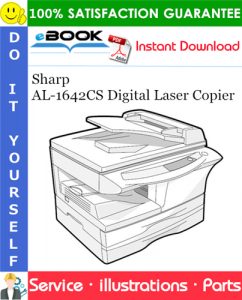 Sharp AL-1642CS Digital Laser Copier Parts Manual