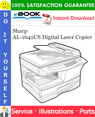 Sharp AL-1642CS Digital Laser Copier Parts Manual