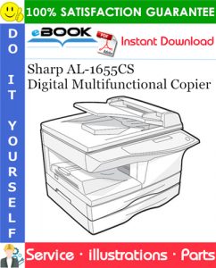 Sharp AL-1655CS Digital Multifunctional Copier Parts Manual
