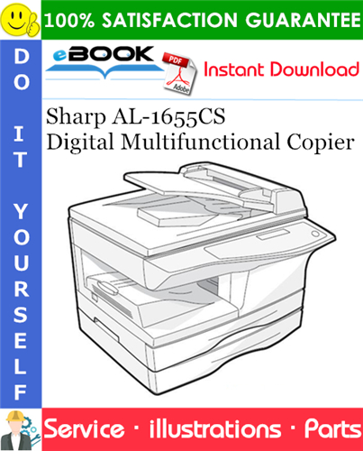 Sharp AL-1655CS Digital Multifunctional Copier Parts Manual