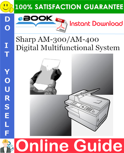 Sharp AM-300/AM-400 Digital Multifunctional System Online Guide