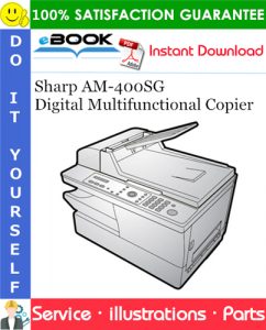 Sharp AM-400SG Digital Multifunctional Copier Parts Manual
