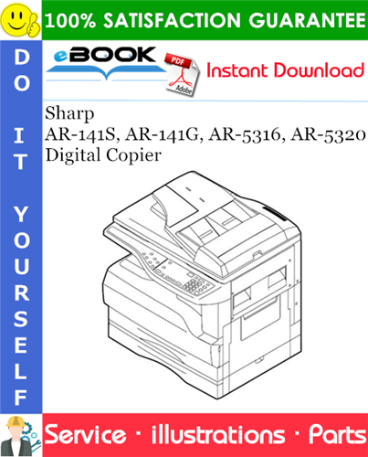 Sharp AR-141S, AR-141G, AR-5316, AR-5320 Digital Copier Parts Manual