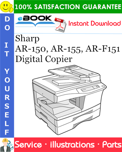 Sharp AR-150, AR-155, AR-F151 Digital Copier Parts Manual