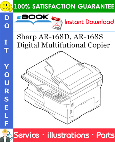 Sharp AR-168D, AR-168S Digital Multifutional Copier Parts Manual