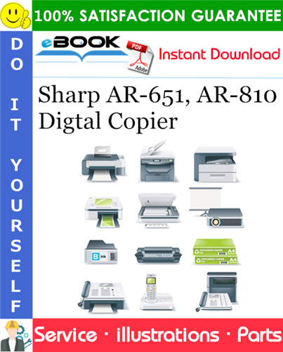 Sharp AR-651, AR-810 Digtal Copier Parts Manual