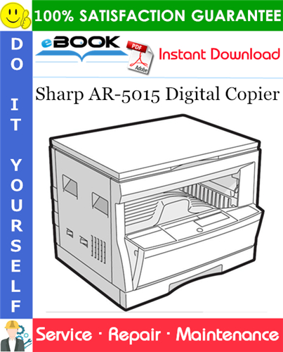 Sharp AR-5015 Digital Copier Service Repair Manual