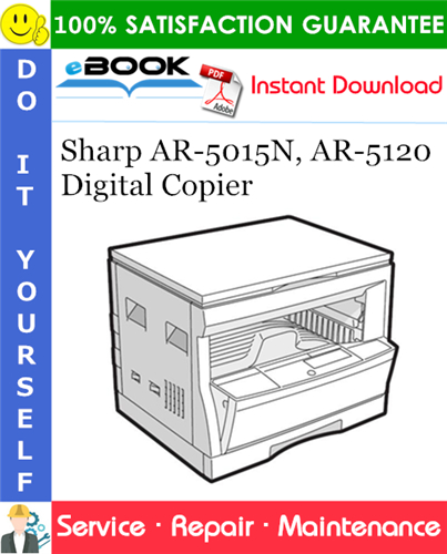Sharp AR-5015N, AR-5120 Digital Copier Service Repair Manual