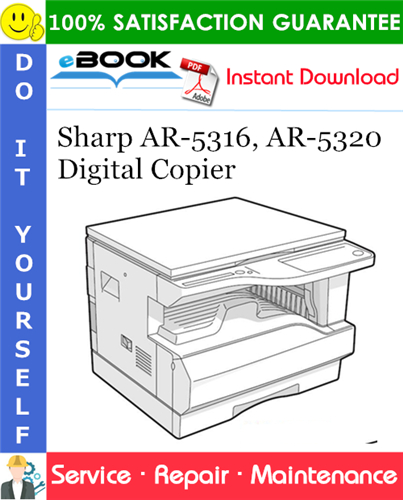 Sharp AR-5316, AR-5320 Digital Copier Service Repair Manual