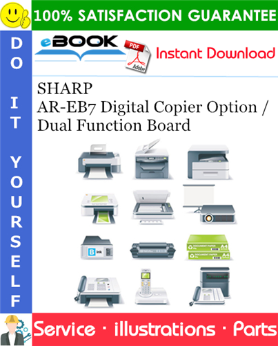 SHARP AR-EB7 Digital Copier Option / Dual Function Board Parts Manual