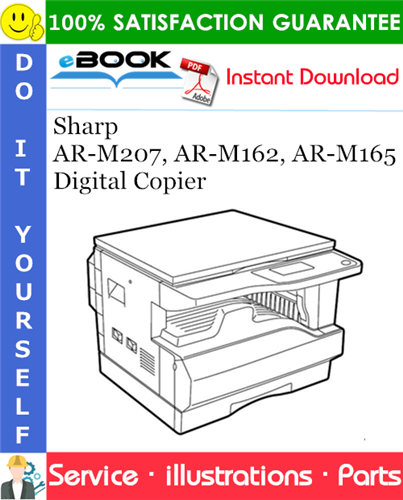 Sharp AR-M207, AR-M162, AR-M165 Digital Copier Parts Manual