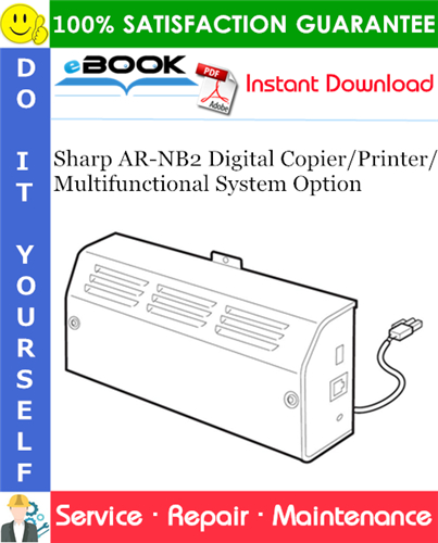 Sharp AR-NB2 Digital Copier/Printer/Multifunctional System Option Service Repair Manual