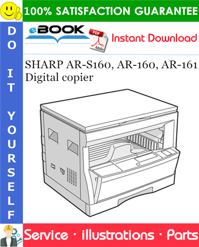 SHARP AR-S160, AR-160, AR-161 Digital copier Parts Manual
