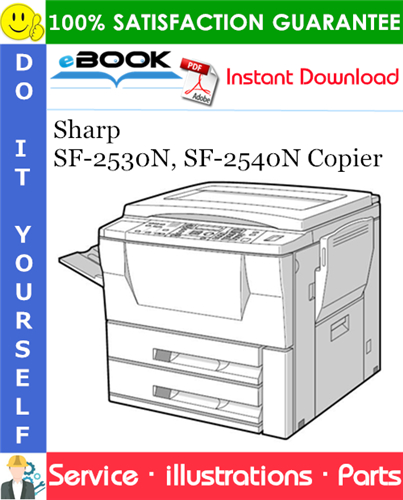 Sharp SF-2530N, SF-2540N Copier Parts Manual