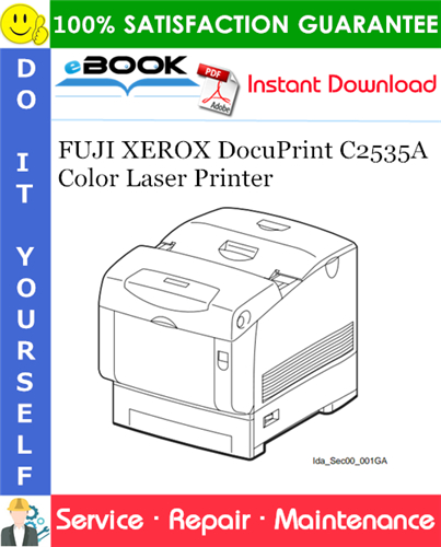 FUJI XEROX DocuPrint C2535A Color Laser Printer Service Repair Manual