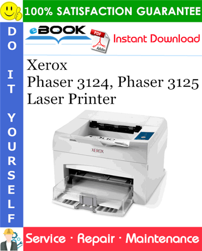 Xerox Phaser 3124, Phaser 3125 Laser Printer Service Repair Manual