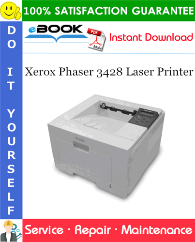 Xerox Phaser 3428 Laser Printer Service Repair Manual