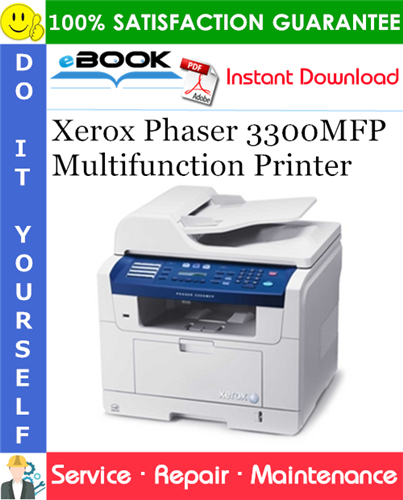 Xerox Phaser 3300MFP Multifunction Printer Service Repair Manual