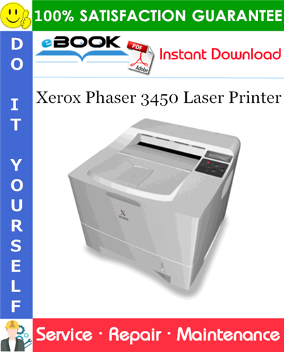 Xerox Phaser 3450 Laser Printer Service Repair Manual