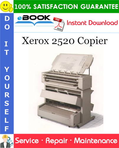 Xerox 2520 Copier Service Repair Manual